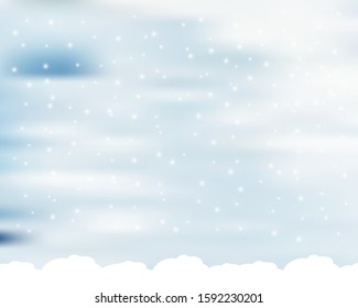 Background Christmas decor white snow