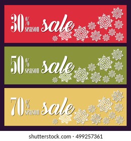 Background with Christmas decorations. Can be use for business shopping gift voucher, customer sale promotion, layout, banner, web design. vector illustration