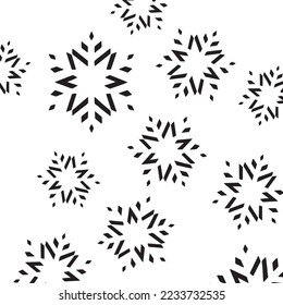 Background christmas doodle. Winter snow vector doodle icon. Winter snow doodle symbol