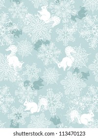 background with christmas elements suitable wrapping paper,  vector illustration