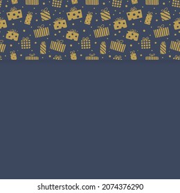 Fondo con cajas de regalo de Navidad. Diseño de Navidad. Vector
