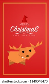Background of Christmas and Happy new year. Vector illustration.