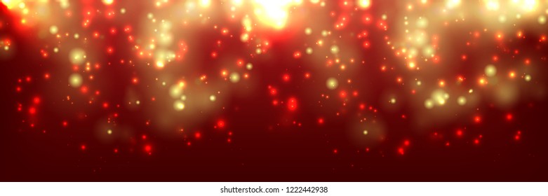 Background with Christmas Lights