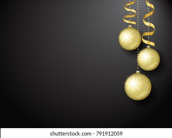 background for a Christmas and New Year greeting card