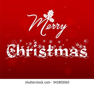 Background for Christmas. Red