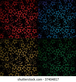 background christmas stars tiled