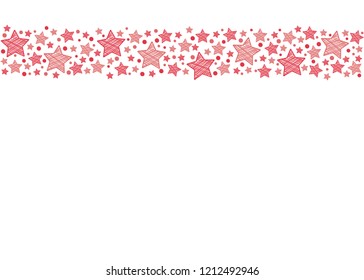 Background with Christmas stars. Vector.