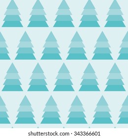 Background with Christmas trees.