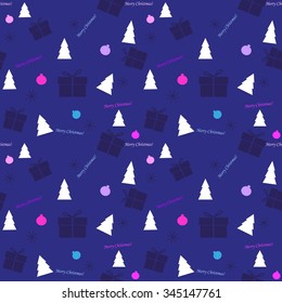 Background with a Christmas trees.