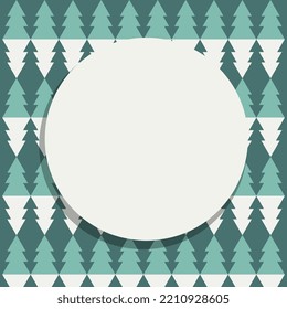 Fondo de árboles de Navidad de diferentes colores con un lugar para tu texto