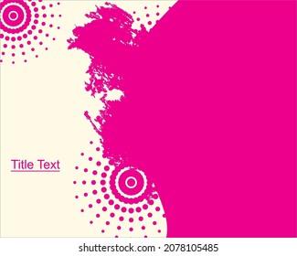 background cicle abstract pink.Can be used as Logo, Brands, Mascots, and Tatto