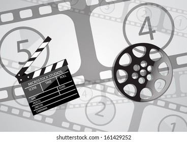 Background with Cinema Motives 