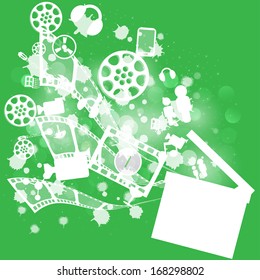 Background with Cinema Motives