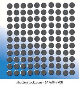 Background, circle, color, equal on the rectangular area that blends in with excellent color vector illustration.