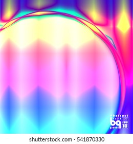 Background circle glitch, Vector illustration space fire. Flash abstract galaxy. Conceptual design.