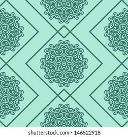Background With Circle Ornament