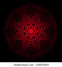 Background With Circle Ornament
