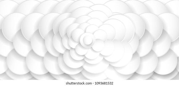 Background Circle White Overlap Is level.