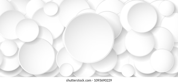 Background Circle White Overlap Is level.