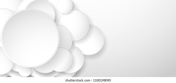 Background Circle White Overlap Is level.