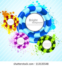 Background with circles
