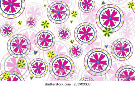 background with circles