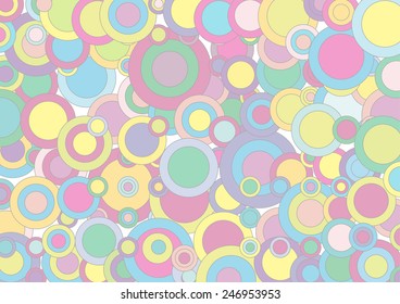 Background with circles