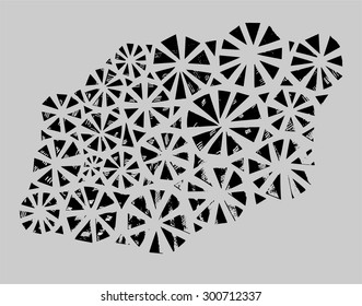 Background with circles