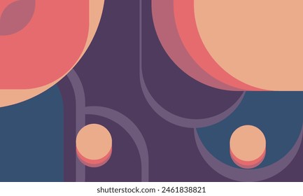 background with circles abstract art