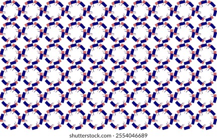 background with circles, Blue pink polka dot on white background, design for fabric printing as repeat pattern, o ring, chessboard, checkerboard
