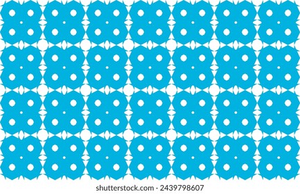 background with circles, Blue star polka dot on white background, design for fabric printing as repeat pattern, pink sun or star, spot Patter
