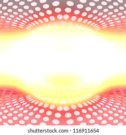 Background of circles converging to the center.