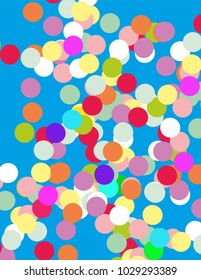 Background circles of different colors