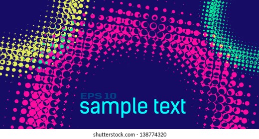 background with circles of dots