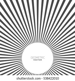 Background with circles. Dots are arranged in a circle. Vector illustration with copyspace.