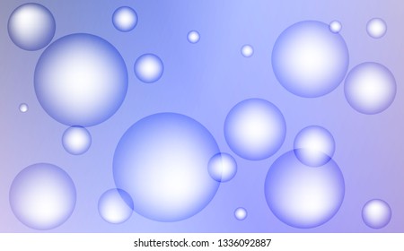 Background with circles, drops. For futuristic ad, booklets. Vector illustration