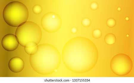 Background with circles, drops. For futuristic ad, booklets. Vector illustration