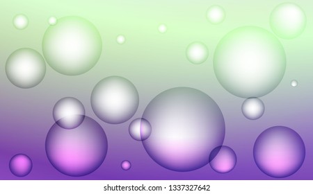 Background with circles, drops. For futuristic ad, booklets. Vector illustration
