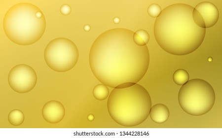 Background with circles, drops. For futuristic ad, booklets. Vector illustration