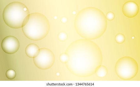 Background with circles, drops. For futuristic ad, booklets. Vector illustration