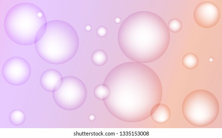 Background with circles, drops. For template cell phone backgrounds. Vector illustration