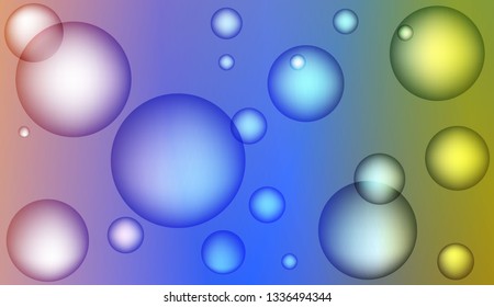 Background with circles, drops. For template cell phone backgrounds. Vector illustration
