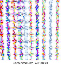 Background of circles and ovals