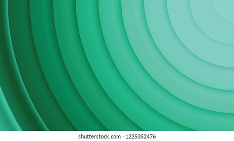 Background with circles in a paper style. With a variety of colors.