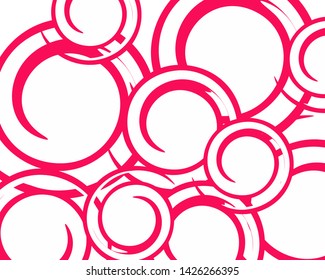 Background circles spiral of different colors