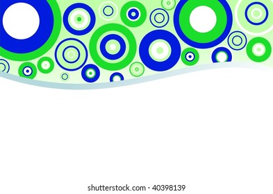 background with circles VECTOR