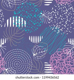 Background with circles. Vector abstract colorful texture circles seamless  pattern.  Pattern ideal for wrapping paper, wallpaper and textiles.