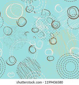 Background with circles. Vector abstract colorful texture circles seamless  pattern.  Pattern ideal for wrapping paper, wallpaper and textiles.