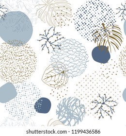 Background with circles. Vector abstract colorful texture circles seamless  pattern.  Pattern ideal for wrapping paper, wallpaper and textiles.