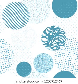 Background with circles. Vector abstract colorful texture circles seamless  pattern.  Pattern ideal for wrapping paper, wallpaper and textiles.